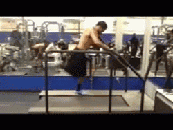 Man Running Fast On Sprint GIF