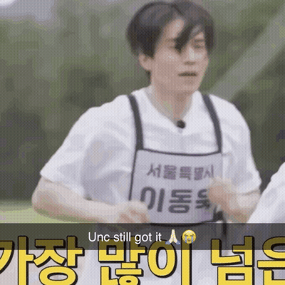 Man Running In Apron Saying Unc Still Got It GIF