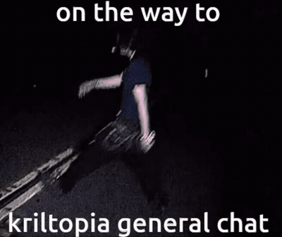 Man Running In Dark On The Way To Kritopia General Chat GIF