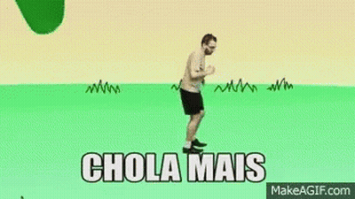 Man Running In Front Of Tree In Field GIF