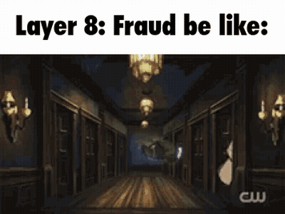 Man Running Layer 8: Fraud Be Like GIF