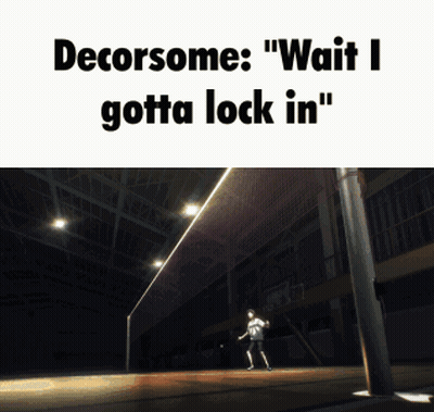 Man Running Saying Decorsome Wait I Gotta Lock In GIF
