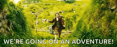 Man Running Through Grass Adventure GIF