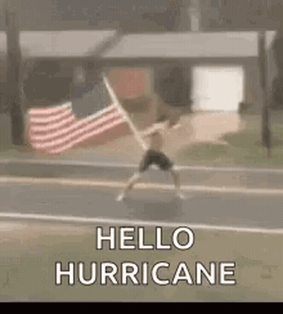 Man Running With American Flag GIF
