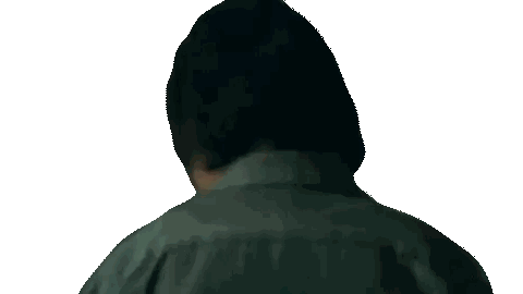 Man's Back Sticker