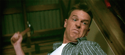 Man's Back Saying No GIF