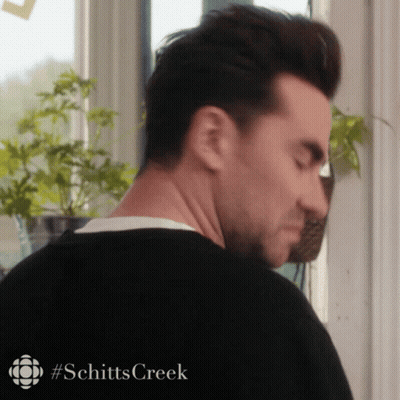 Man's Back Schitts Creek GIF