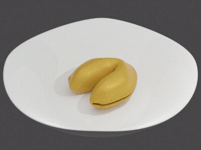 Man's Butt On Paper Next To Banana GIF
