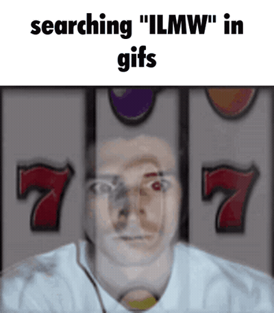 Man's Face Behind Slot Machine GIF