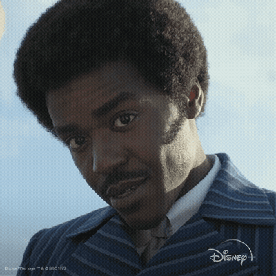 Man's Face Close Up Disney Logo GIF