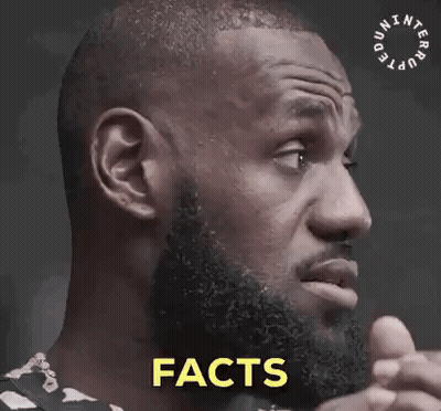 Man's Face Close Up Facts GIF