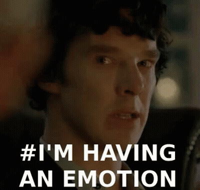 Man's Face Close Up I'm Having An Emotion GIF
