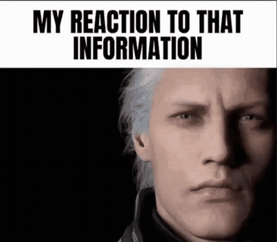 Man's Face Close Up My Reaction To That Information GIF