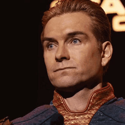 Man's Face Close Up Star Wars Logo GIF