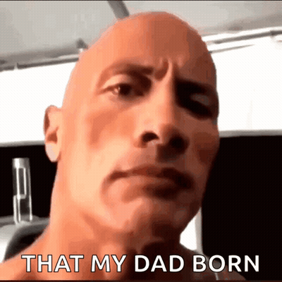 Man's Face Close Up That My Dad Born GIF