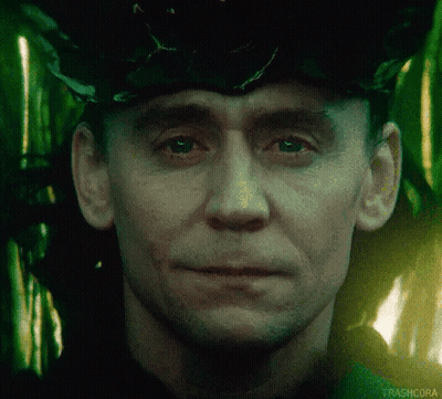 Man's Face Close Up With Crown GIF