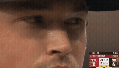 Man's Face Close Up With Miller And Wetherholt GIF