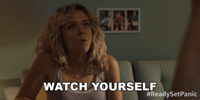 Man's Face Don't Let Me Shine GIF