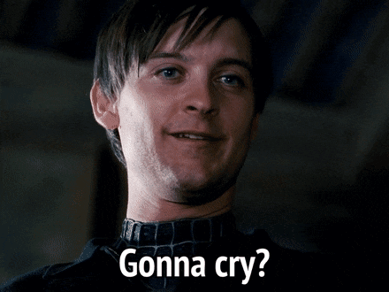 Man's Face Gonna Cry GIF