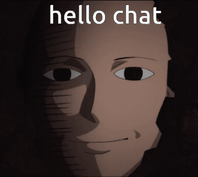 Man's Face Hello Chat GIF