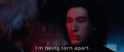 Man's Face I'm Being Torn Apart GIF