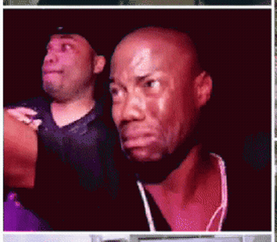 Man's Face In Collage Of Three Photos GIF