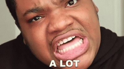 Man's Face Saying A Lot GIF