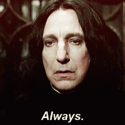 Man's Face Saying Always GIF