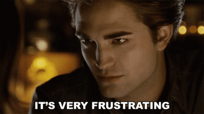 Man's Face Saying It's Very Frustrating GIF