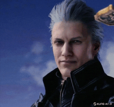 Man's Face Saying Kling GIF