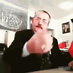 Man's Face Saying Nah GIF
