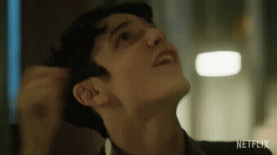 Man's Face Saying Netflix GIF