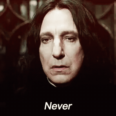 Man's Face Saying Never GIF