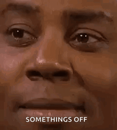 Man's Face Saying Something's Off GIF