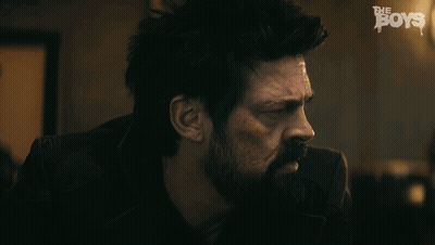 Man's Face Saying The Boys GIF
