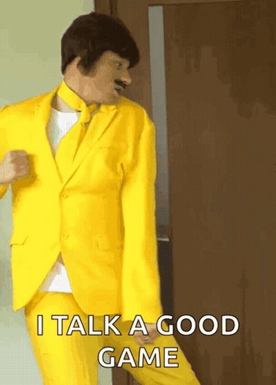 Man's Face Surrounded By Colorful Bubbles GIF