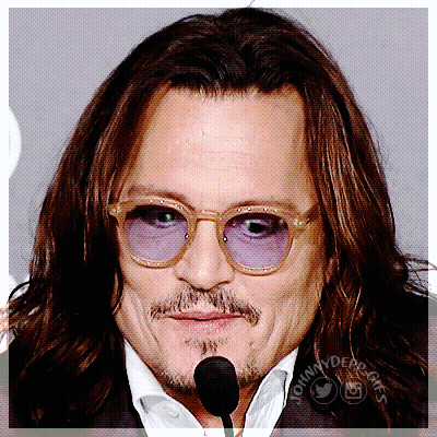 Man's Face With Black Spot GIF