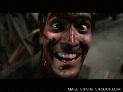 Man's Face With Blood GIF