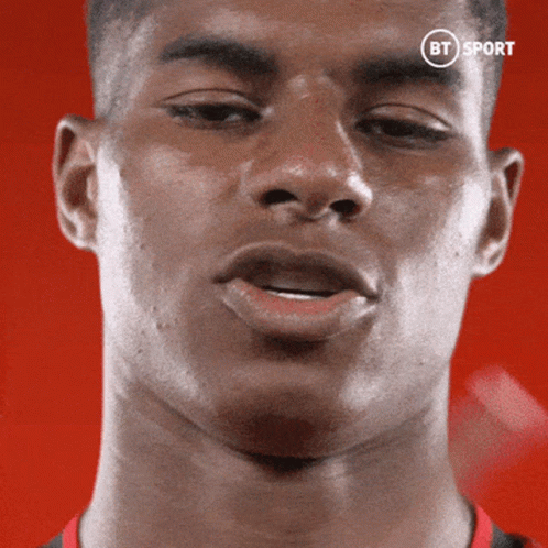 Man's Face With BT Sport GIF