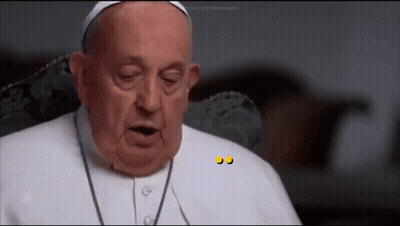 Man's Face With Catch Text GIF