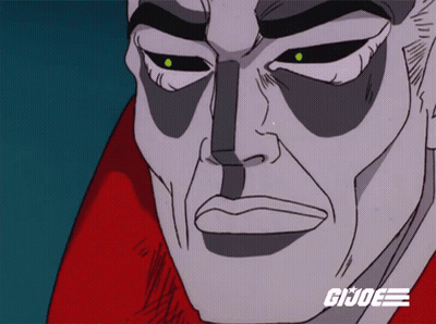 Man's Face With GI Joe GIF