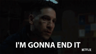 Man's Face With Gonna End It GIF