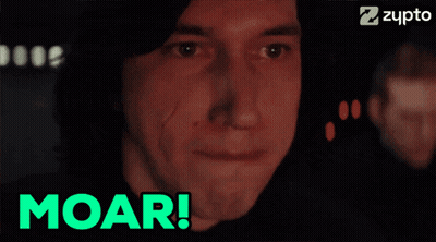 Man's Face With Green Moar GIF