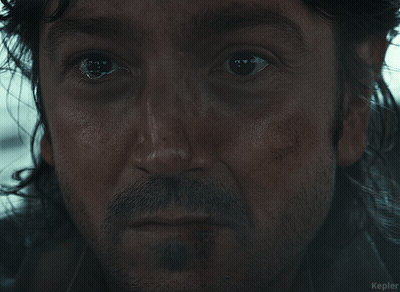 Man's Face With Kepler GIF