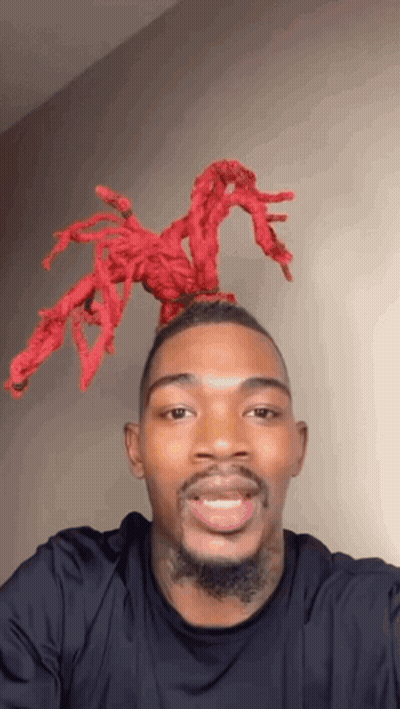 Man's Face With Kepler GIF