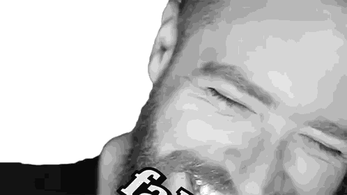 Man's Face With Letter F Sticker