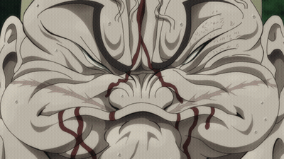 Man's Face With Letter U GIF