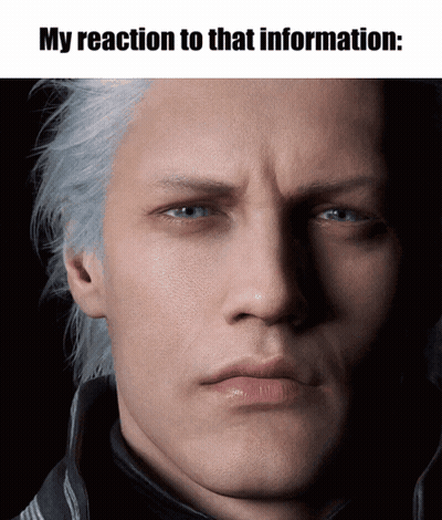 Man's Face With My Reaction To That Information GIF