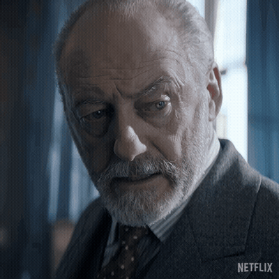 Man's Face With Netflix Logo GIF