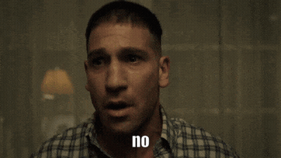 Man's Face With Noo00000 GIF